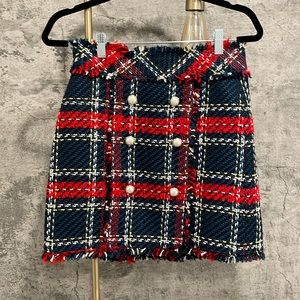 Zara Tweed Mini Skirt